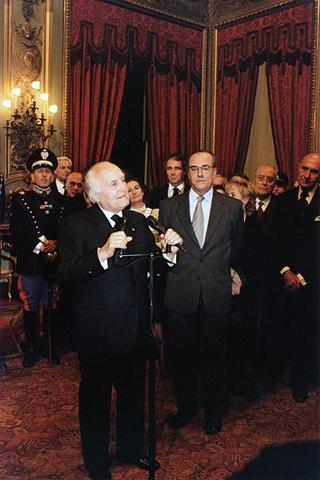Ricevimento per gli esponenti dell'Alta Moda Italiana
