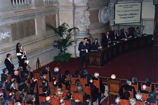 Roma, Palazzo di Giustizia: intervento alla cerimonia inaugurale del XXIV Congresso dell'Associazione nazionale magistrati sul tema "Giustizia e riforme istituzionali"