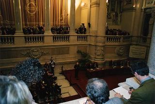 Roma, Palazzo di Giustizia: intervento alla cerimonia inaugurale del XXIV Congresso dell'Associazione nazionale magistrati sul tema "Giustizia e riforme istituzionali"