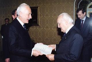 Felix Juan Borgonovo, nuovo ambasciatore della Repubblica di Argentina: presentazione lettere credenziali