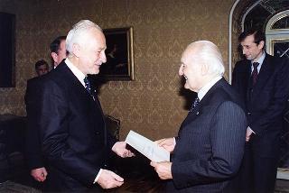 Felix Juan Borgonovo, nuovo ambasciatore della Repubblica di Argentina: presentazione lettere credenziali