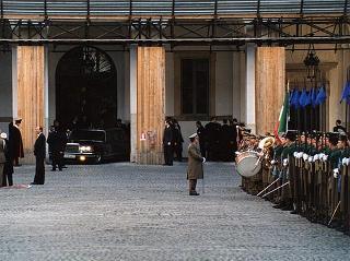 Incontro con il Presidente della Federazione Russa Boris Eltsin e signora