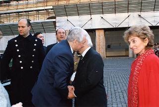 Incontro con il Presidente della Federazione Russa Boris Eltsin e signora