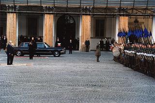 Incontro con il Presidente della Federazione Russa Boris Eltsin e signora