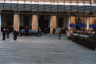 Incontro con il Presidente della Federazione Russa Boris Eltsin e signora