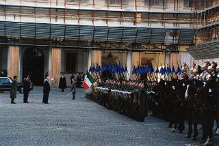Incontro con il Presidente della Federazione Russa Boris Eltsin e signora