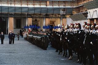 Incontro con il Presidente della Federazione Russa Boris Eltsin e signora