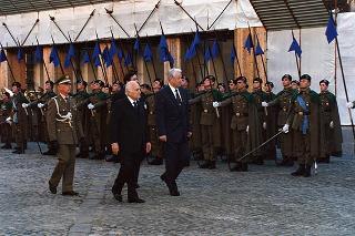 Incontro con il Presidente della Federazione Russa Boris Eltsin e signora