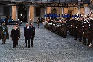 Incontro con il Presidente della Federazione Russa Boris Eltsin e signora