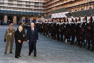 Incontro con il Presidente della Federazione Russa Boris Eltsin e signora
