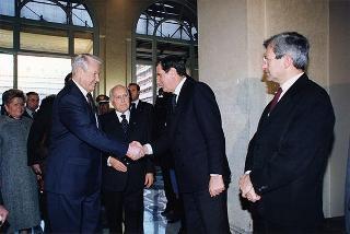 Incontro con il Presidente della Federazione Russa Boris Eltsin e signora