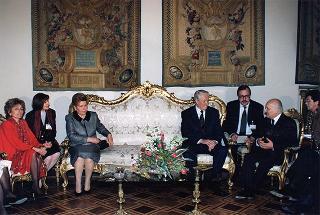 Incontro con il Presidente della Federazione Russa Boris Eltsin e signora