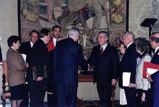 Incontro con il Presidente della Federazione Russa Boris Eltsin e signora