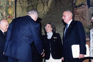 Incontro con il Presidente della Federazione Russa Boris Eltsin e signora