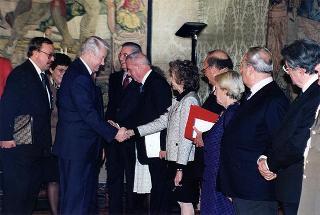 Incontro con il Presidente della Federazione Russa Boris Eltsin e signora