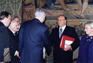 Incontro con il Presidente della Federazione Russa Boris Eltsin e signora