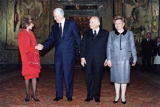 Incontro con il Presidente della Federazione Russa Boris Eltsin e signora