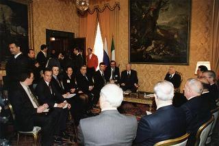 Incontro con il Presidente della Federazione Russa Boris Eltsin e signora
