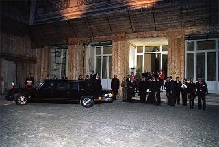 Incontro con il Presidente della Federazione Russa Boris Eltsin e signora