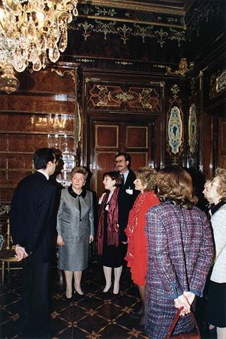 Incontro con il Presidente della Federazione Russa Boris Eltsin e signora
