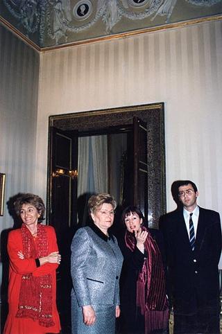 Incontro con il Presidente della Federazione Russa Boris Eltsin e signora