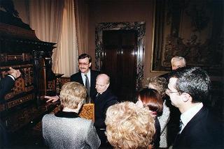 Incontro con il Presidente della Federazione Russa Boris Eltsin e signora