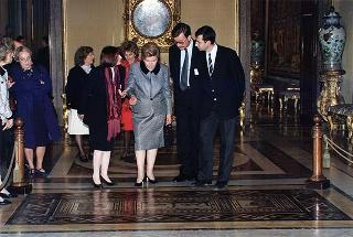 Incontro con il Presidente della Federazione Russa Boris Eltsin e signora