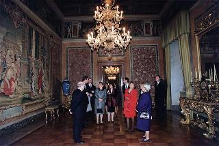 Incontro con il Presidente della Federazione Russa Boris Eltsin e signora