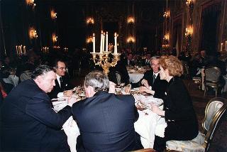 Pranzo in onore del Presidente Eltsin e signora