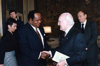 Incontro con il Presidente della Repubblica del Malawi Bakili Muluzi