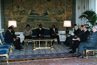Incontro con il Presidente della Repubblica del Malawi Bakili Muluzi