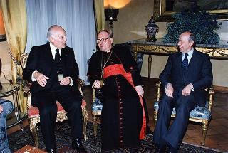 Roma, Ambasciata italiana presso la Santa Sede: intervento del Presidente della Repubblica al ricevimento offerto in occasione dell'anniversario della firma dei Patti Lateranensi