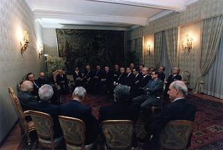 Avv. Emilio Nicola Buccico, nuovo presidente del Consiglio nazionale forense, con il Consiglio