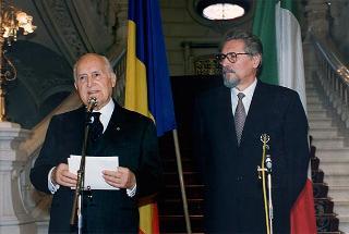 Bucarest: visita del Presidente della Repubblica nella Repubblica di Romania