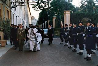 Incontro con il Presidente della Repubblica della Gambia Yahya Jammeh
