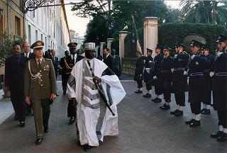 Incontro con il Presidente della Repubblica della Gambia Yahya Jammeh