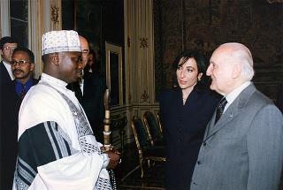 Incontro con il Presidente della Repubblica della Gambia Yahya Jammeh