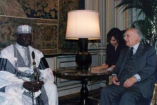 Incontro con il Presidente della Repubblica della Gambia Yahya Jammeh