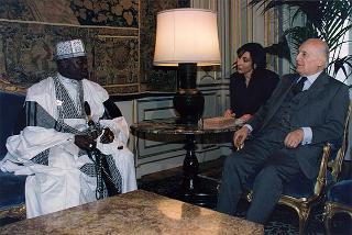 Incontro con il Presidente della Repubblica della Gambia Yahya Jammeh