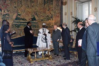 Incontro con il Presidente della Repubblica della Gambia Yahya Jammeh