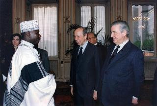 Incontro con il Presidente della Repubblica della Gambia Yahya Jammeh