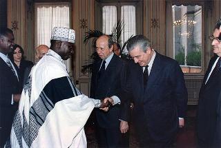 Incontro con il Presidente della Repubblica della Gambia Yahya Jammeh