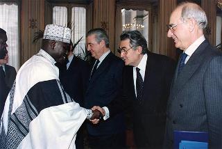 Incontro con il Presidente della Repubblica della Gambia Yahya Jammeh