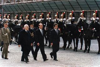 Visita di Stato in Italia dei Capitani Reggenti della Repubblica di San Marino Luigi Mazza e Marino Zanotti