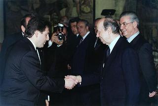 Visita di Stato in Italia dei Capitani Reggenti della Repubblica di San Marino Luigi Mazza e Marino Zanotti
