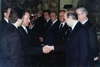 Visita di Stato in Italia dei Capitani Reggenti della Repubblica di San Marino Luigi Mazza e Marino Zanotti