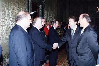 Visita di Stato in Italia dei Capitani Reggenti della Repubblica di San Marino Luigi Mazza e Marino Zanotti