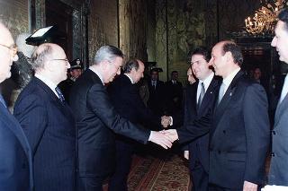 Visita di Stato in Italia dei Capitani Reggenti della Repubblica di San Marino Luigi Mazza e Marino Zanotti