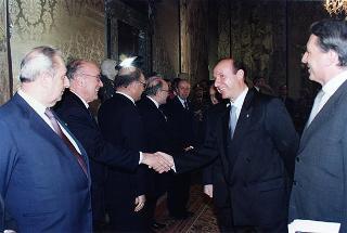 Visita di Stato in Italia dei Capitani Reggenti della Repubblica di San Marino Luigi Mazza e Marino Zanotti