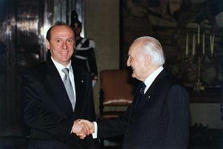 Visita di Stato in Italia dei Capitani Reggenti della Repubblica di San Marino Luigi Mazza e Marino Zanotti